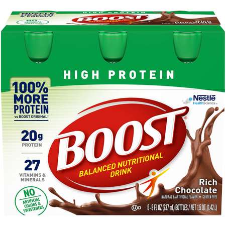 BOOST Boost High Protein Chocolate Multi-Pack 8 fl. oz., PK24 00041679940365